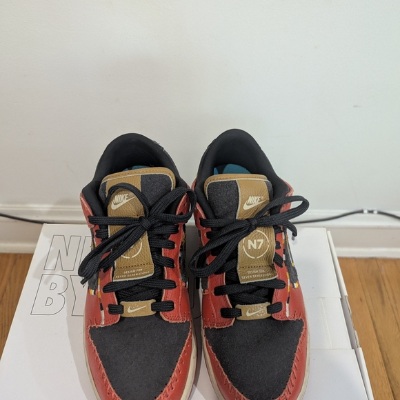 Custom Nike Dunks - Men's Sz 7 Red & Black